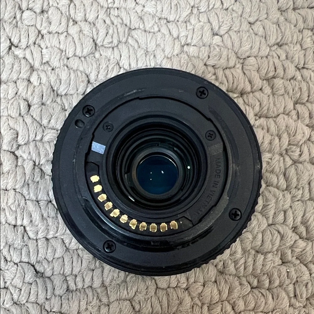 Olympus Black and Silver Camera Lens